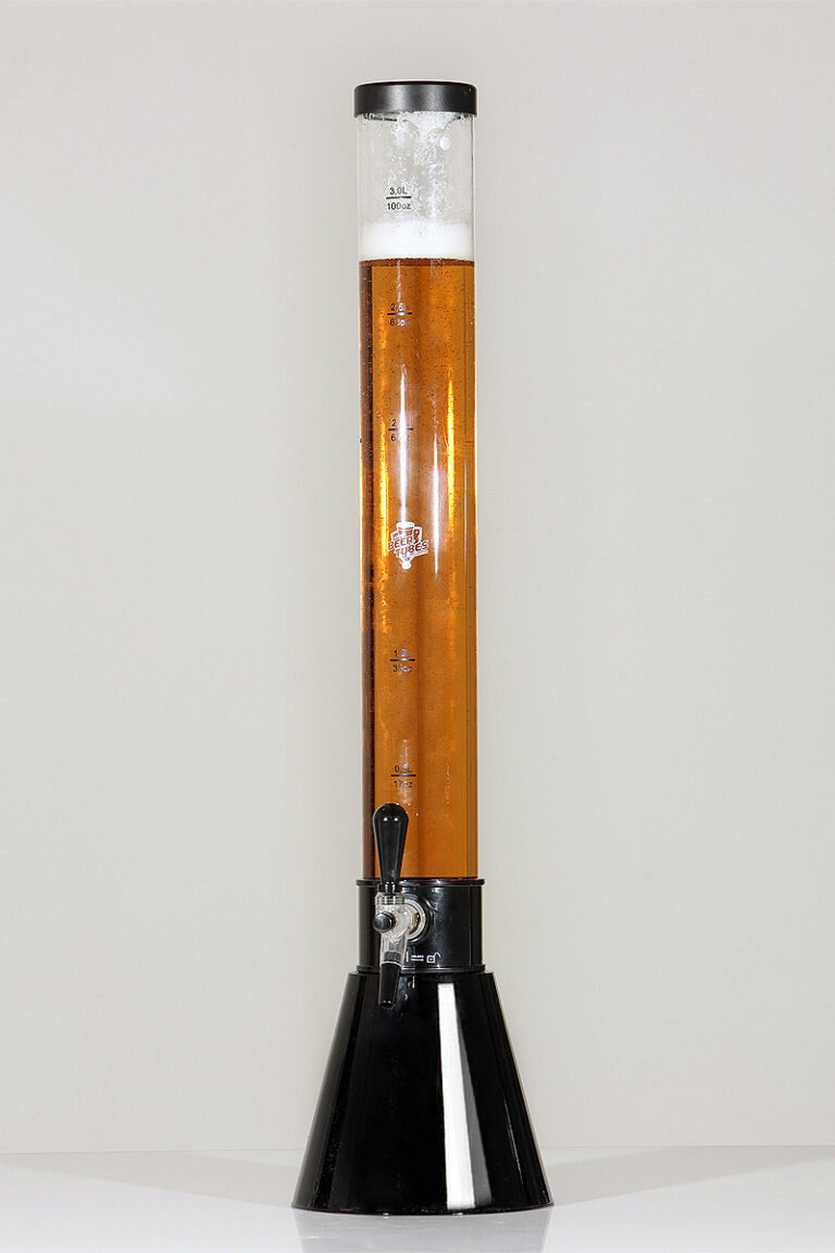 Beer Tube - Beer Tower - Black Base - Aussie Beer Tubes