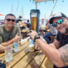 Metallic Blue Beer Tower - Image 6