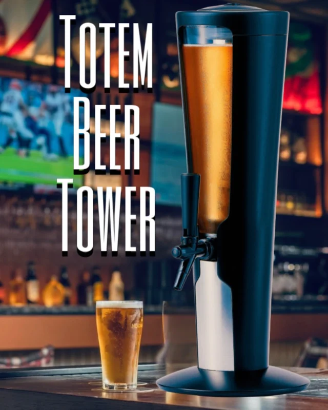NEW - Totem 2lt Beer Towers!🍻High Quality Commercial Grade🥇With stainless steel ‘Ice Chamber’ to keep beer icy cold❄️ Custom Branded! Ideal for Clubs, Hotels, Bars & Restaurants. Fast Delivery. Shop: Link in Bio #beertower #beertowers #beertube #totemtower #beer #highquality #commercial #thebest