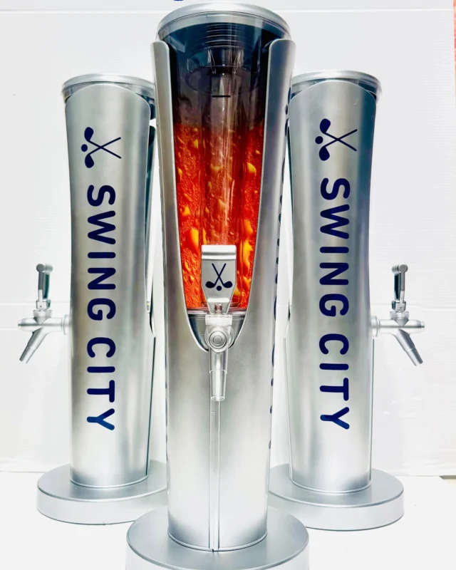 Our ‘Platinum Towers’ at Sydney’s Golf Driving Range @swingcityau Too much fun at Sydney’s best Driving Range!🍻🏌️‍♂️⛳️ #beertower #beertowers #beer #swingcity #golf #golfrange #golfpractice #sydney #toomuchfun