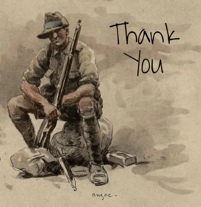 You gave up your today for our tomorrow. We thank you not just today… but every day of our lives! #anzac #respect #courage #gratitude #love #thanks